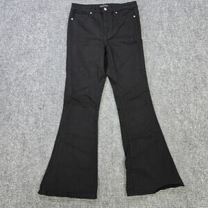 Banana Republic Jeans Womens 27 Short Black High Rise Flare